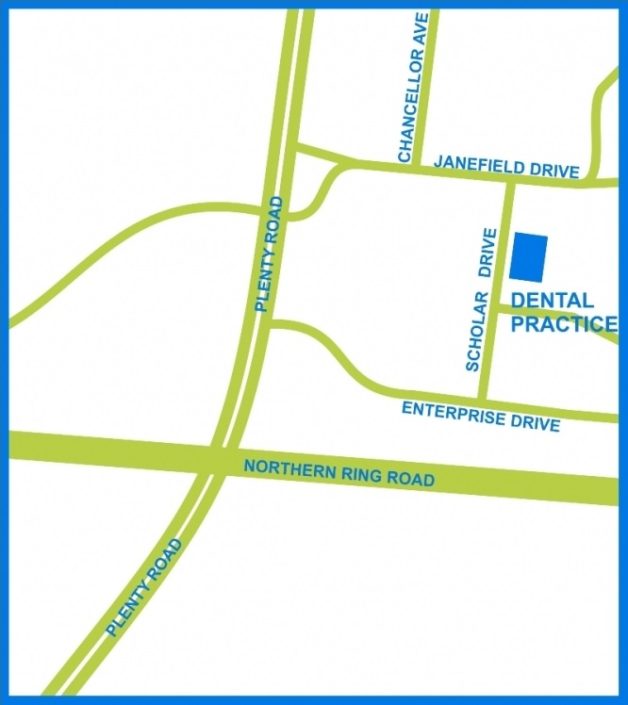 Bundoora map Lucas Dental Care